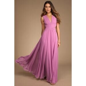 Lulu's Purple Maxi Dress